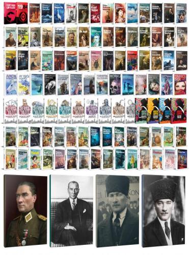 113 Dünya Klasiği ve Atatürk Temalı 64 Sayfa Çizgili Defter Seti -2