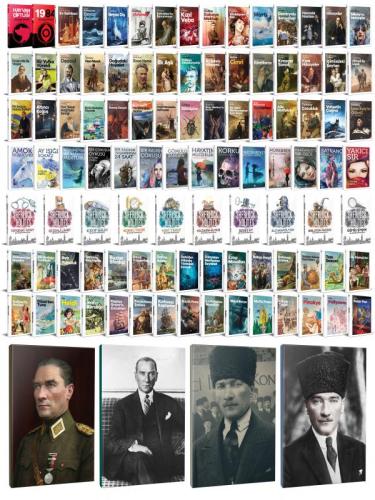 99 Dünya Klasiği ve Atatürk Temalı 64 Sayfa Çizgili Defter Seti -2
