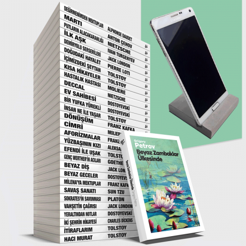 Büyük Dünya Klasikleri Seti - 30 Kitap - Beton Telefon Standı Hediyeli