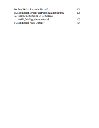Türkiye'de Sendikalaşma Hakkı ve Sendikaların İşleyişi