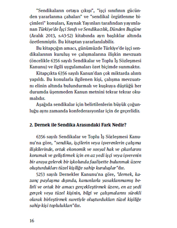 Türkiye'de Sendikalaşma Hakkı ve Sendikaların İşleyişi