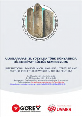 ULUSLARARASI 21. YÜZYILDA TÜRK DÜNYASINDA DİL EDEBİYAT KÜLTÜR SEMPOZYUMU